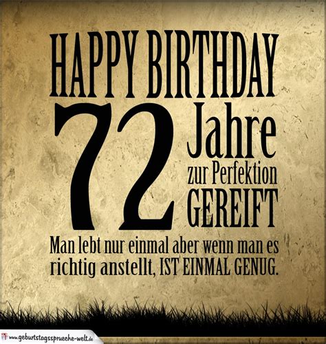 72. geburtstag mann